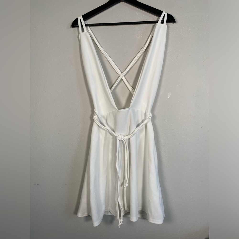 Women's Wrap Detail Skater Dress